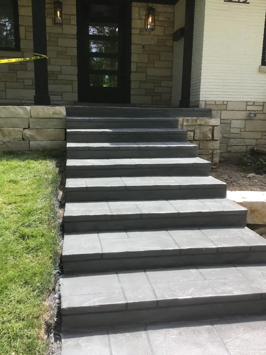 Front stairs coating