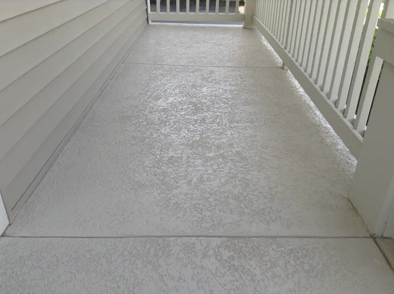 Porch Refinishing after