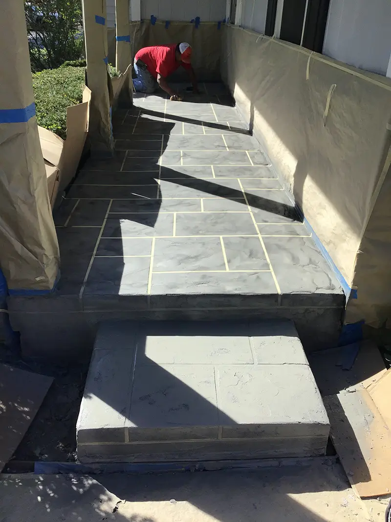 Decorative Concrete after