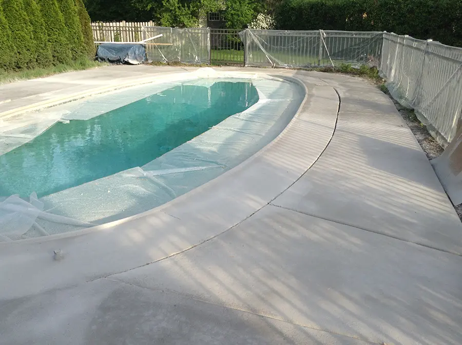 Pool Deck before